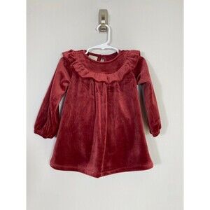 First Impressions Baby Girl Velvet Dress Set - Size 12 Months (NWT)
